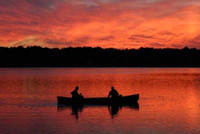 Sunset in the Pocono Mountains